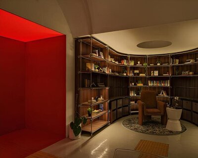 ins studio revives former residence as a lively community learning hub and café in indonesia