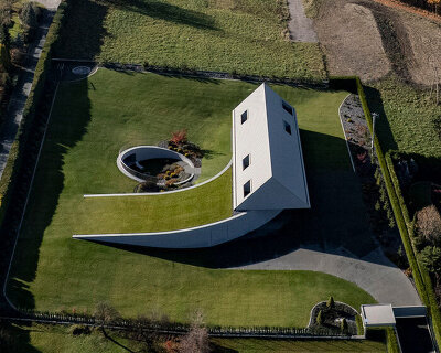 KWK promes' yaw house follows the contours of poland’s mountain terrain