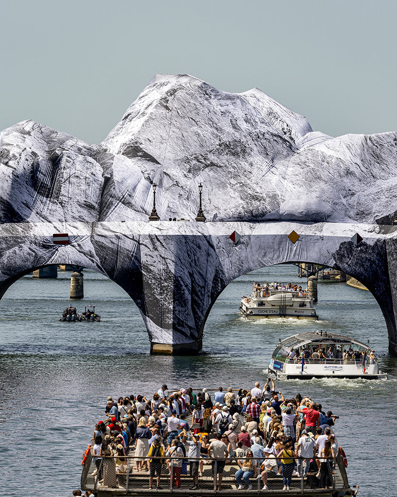 JR’s inflatable cave across the pont neuf is now open in paris - 6