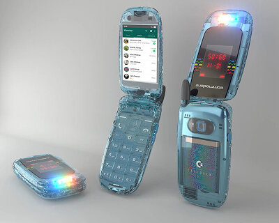 commodore's Y2K-style flip phone has T9 texting, maps, and music, but no social media