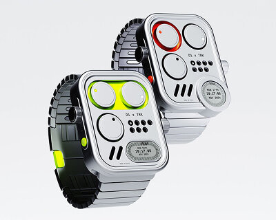 three rotating discs replace hands in D1 milano x peter tarka’s 'impossible watch'