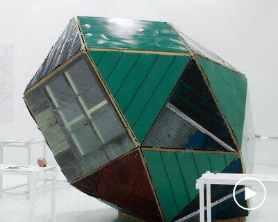 abandoned shed in rural japan transforms into monumental sculpture evoking megaliths