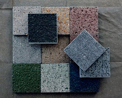 florim recycles mount etna’s volcanic lava stone into small-format interior tiles