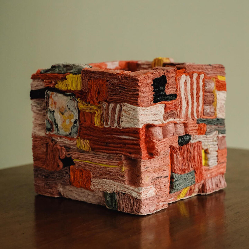 jongjin park transforms folded paper into porcelain sculptures that preserve every crease - 9