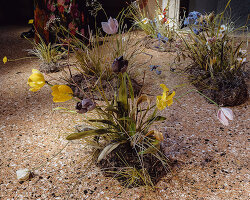 lilla tabasso sculpts the melancholy of botanical decay in hyperrealistic murano glass