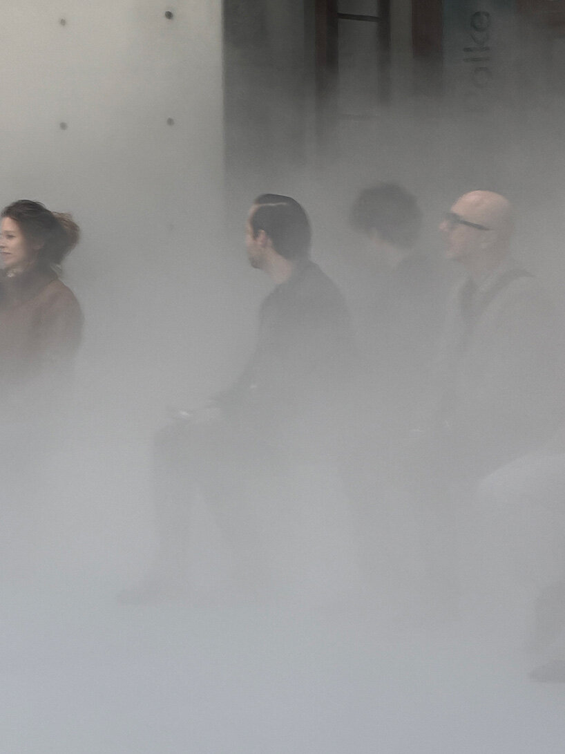 living fog cloud by fujiko nakaya fills tadao ando's rotunda at bourse de commerce in paris - 17