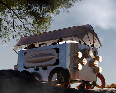 nicolas nielsen designs self-driving HYVE beehive to pollinate cities