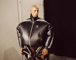 rick owens turns adidas track suits into wearable air-conditioning at paris men's fashion week