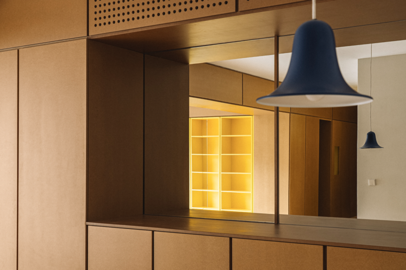 BURR renovates madrid apartment with yellow storage walls and pink spiral staircase - 6