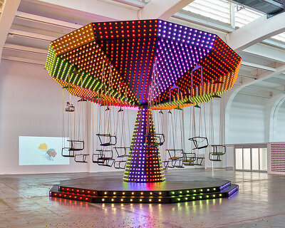 carsten höller's latest exhibition in beijing has two versions, but you'll only see one
