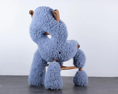 mutated chairs grow fur and flesh inside the studio of charlotte kingsnorth