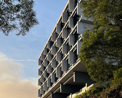 ida & billy reinterprets hong kong campus modernism through dormitory’s gridded facades