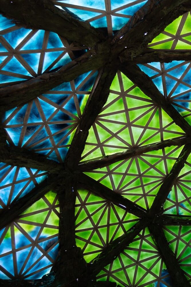 cristina iglesias grows luminous northern lights dome from stockholm’s forest bedrock - 5
