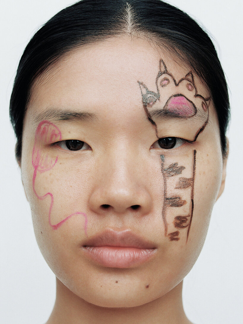 children's drawings turn into playful makeup looks in 'draw me a face' project - 3