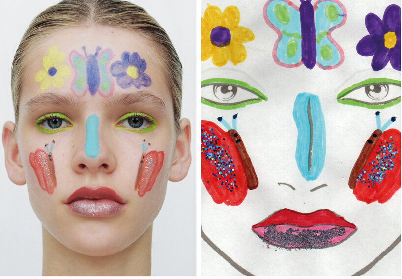 children's drawings turn into playful makeup looks in 'draw me a face' project - 5