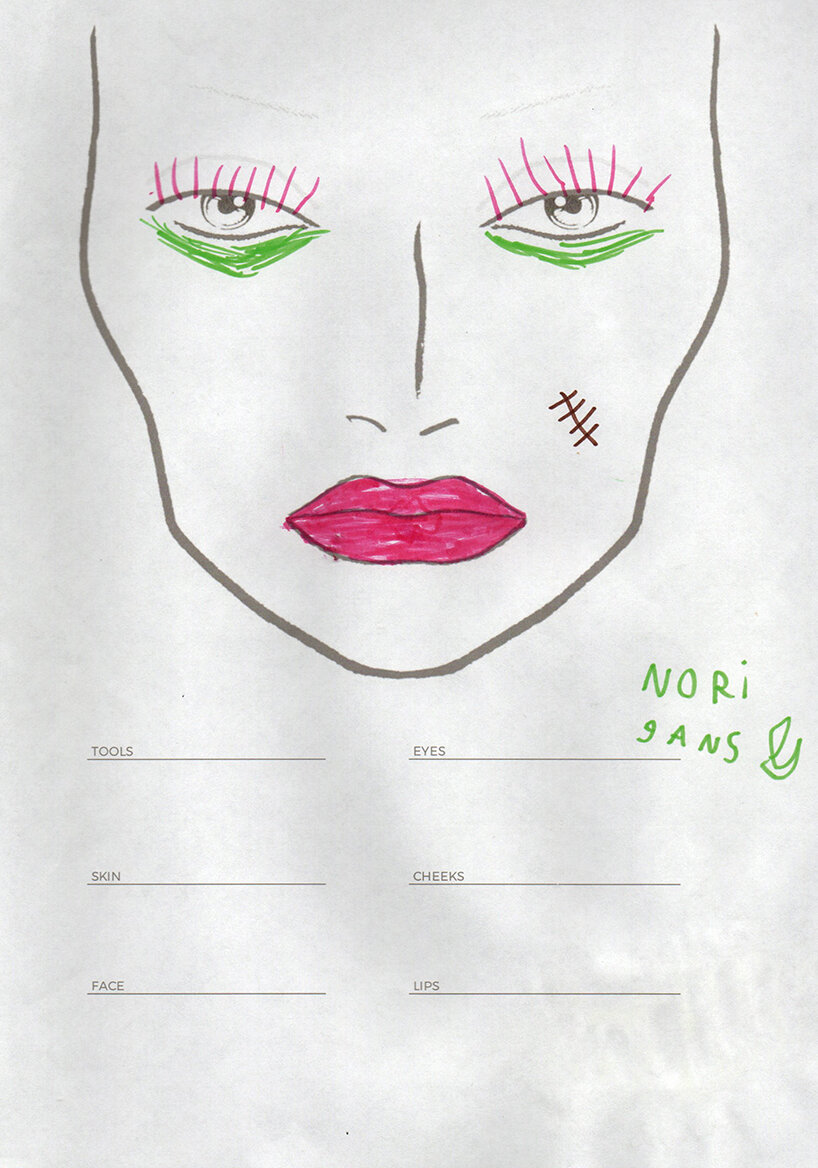 children's drawings turn into playful makeup looks in 'draw me a face' project - 7
