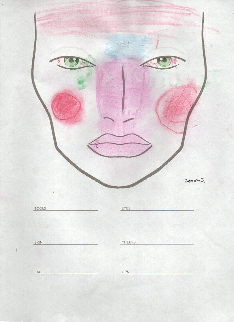 children's drawings turn into playful makeup looks in 'draw me a face' project - 9