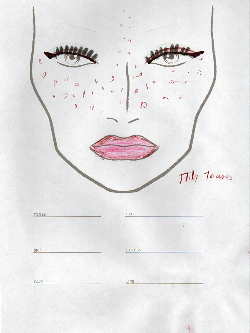 children's drawings turn into playful makeup looks in 'draw me a face' project - 11