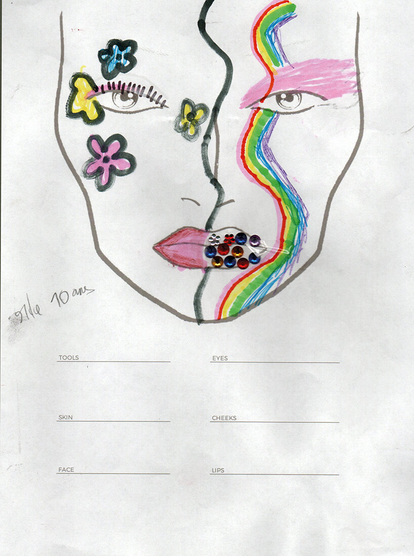 children's drawings turn into playful makeup looks in 'draw me a face' project - 14