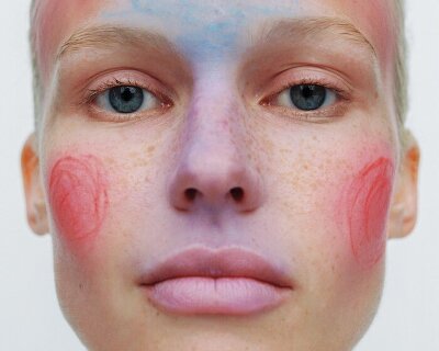 children's drawings turn into playful makeup looks in 'draw me a face' project