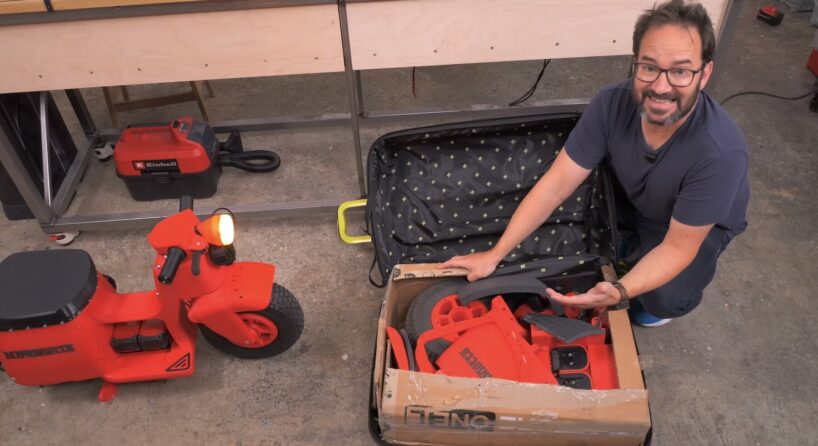 14kg electric motorbike disassembles for flights and rebuilds on arrival - 5