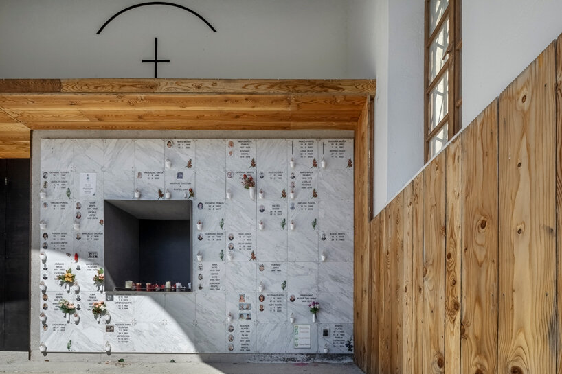 three cemeteries emerge between stone walls and mountain horizons in the carnic alps - 10
