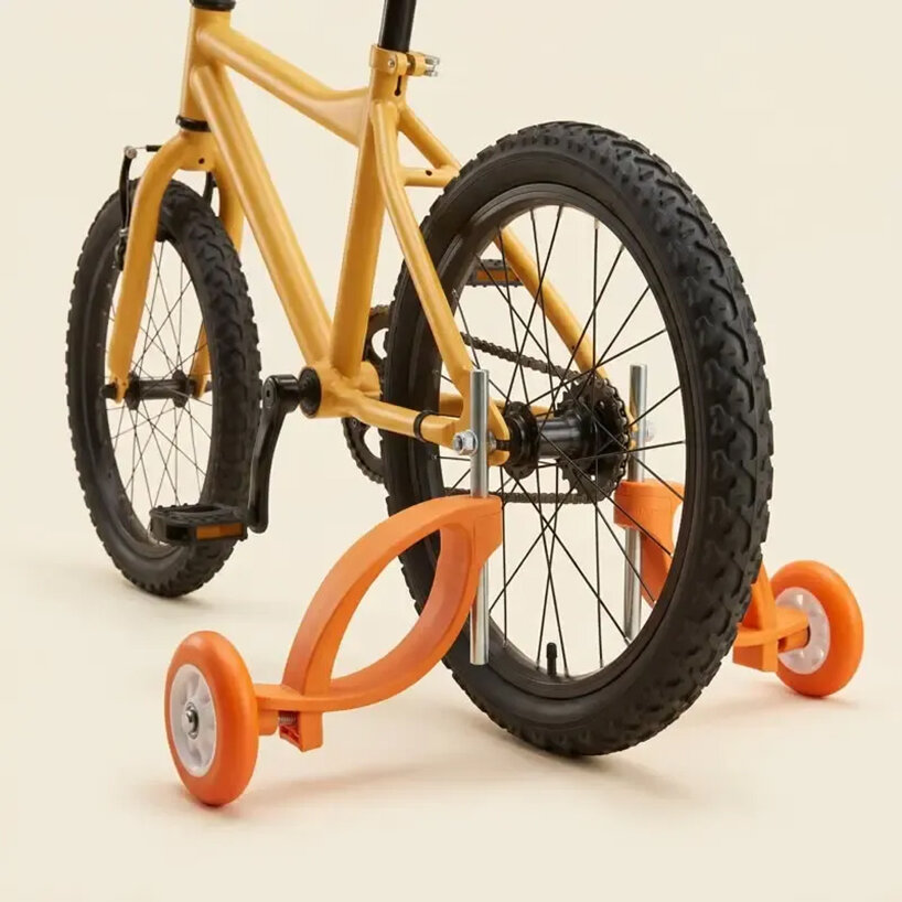 flexible bicycle stabilizers let children learn balance before losing the training wheels - 1