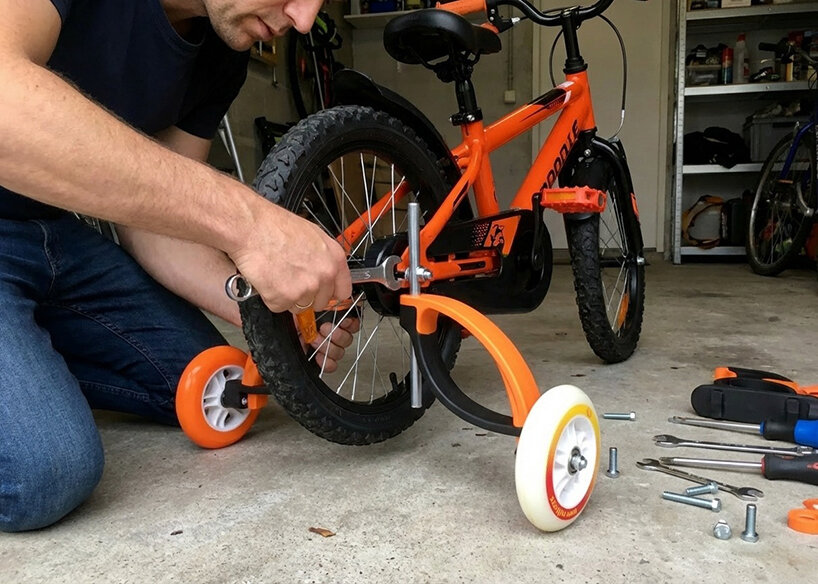 flexible bicycle stabilizers let children learn balance before losing the training wheels - 4