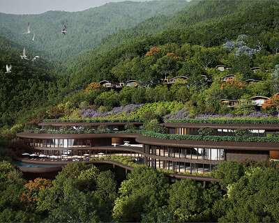 gensler proposes landscape-first tourism masterplan for vang vieng, laos