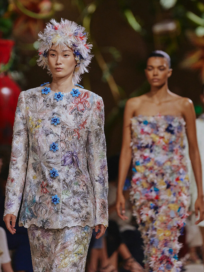 giant flowers and twisting vines shape bureau betak's enchanted garden for chanel - 9