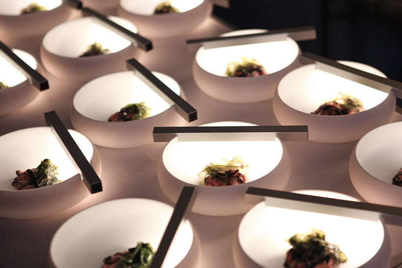 habits design transforms dining into a synchronized light performance - 1