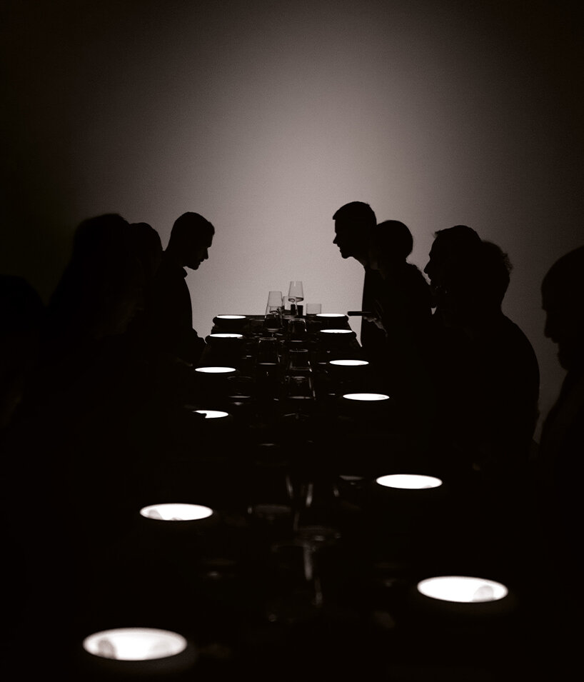 habits design transforms dining into a synchronized light performance - 6