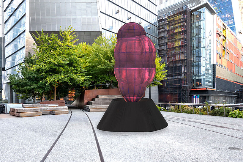 from jewel-covered apples to frozen clocks: 62 ideas for the high line's next sculpture - 9