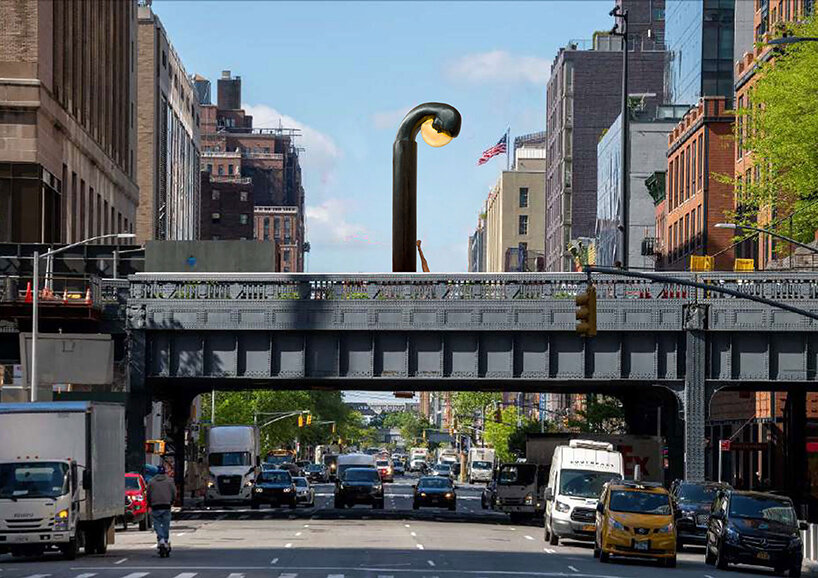from jewel-covered apples to frozen clocks: 62 ideas for the high line's next sculpture - 7