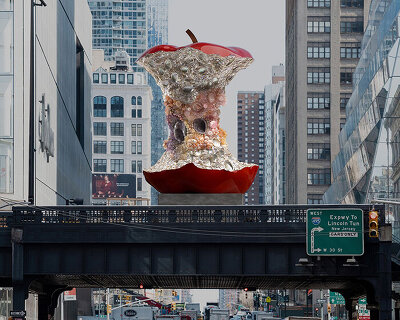 from jewel-covered apples to frozen clocks: 62 ideas for the high line's next sculpture