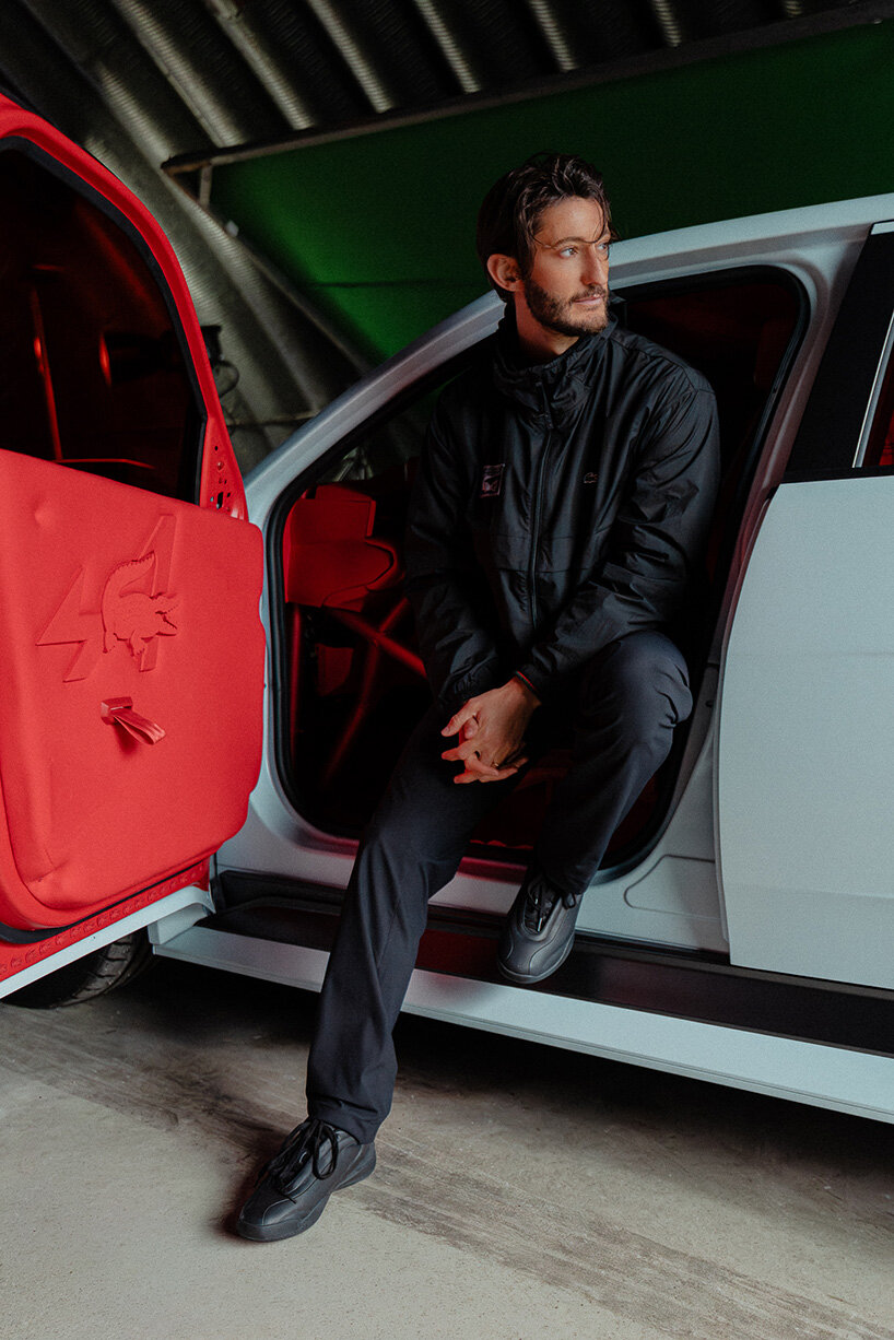 lacoste reimagines alpine's A290 rallye through its iconic crocodile motif - 9