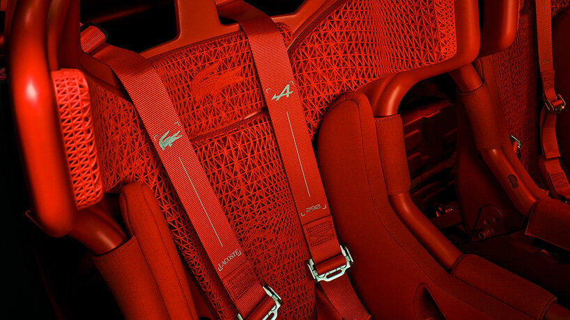 lacoste reimagines alpine's A290 rallye through its iconic crocodile motif - 6
