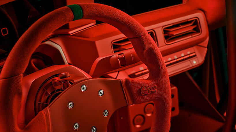 lacoste reimagines alpine's A290 rallye through its iconic crocodile motif - 8