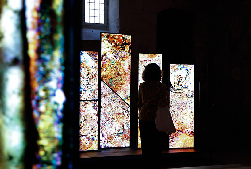 lara tabet works with bacteria to produce living images at BMW's arles exhibition - 17