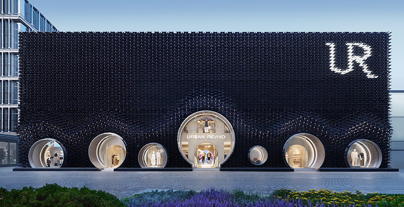 MVRDV wraps urban revivo's beijing flagship in color-shifting roof tile facade - 14