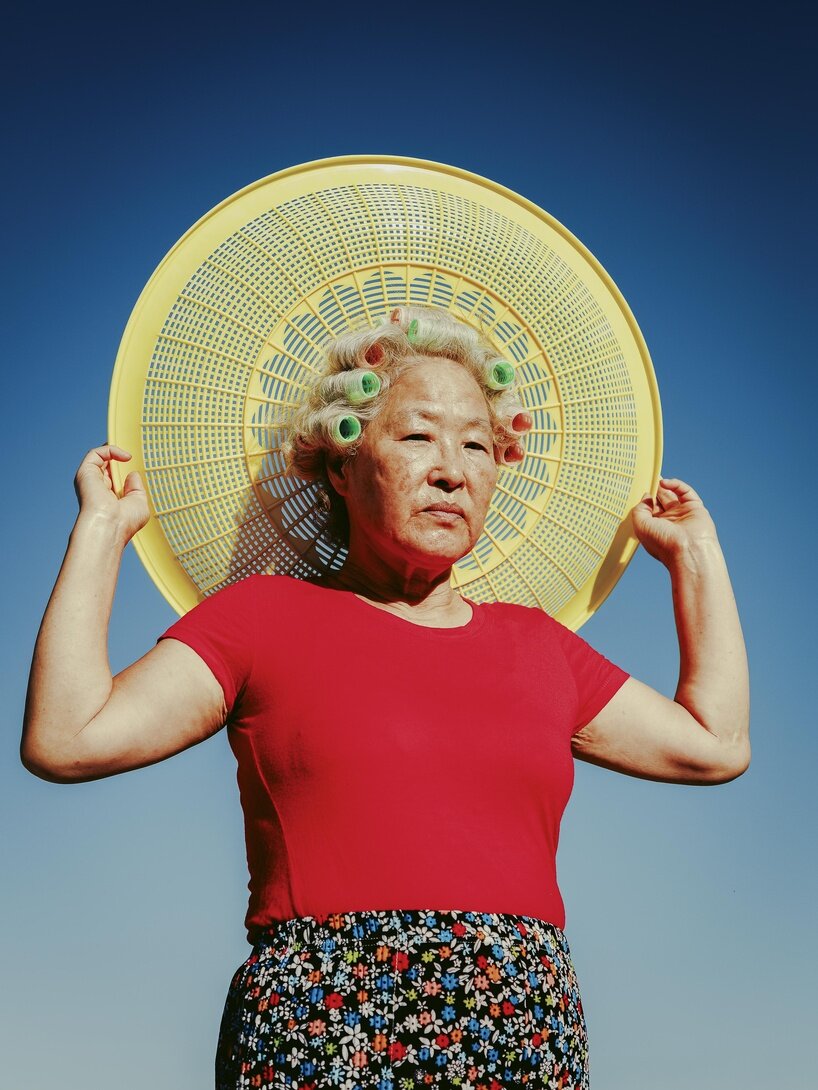surreal mother and son photo series tells the lives of korean women through humor and play - 11
