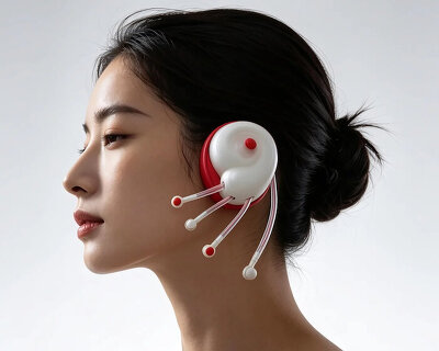 octopus-inspired earphones translate music into touch with face-tapping tentacles