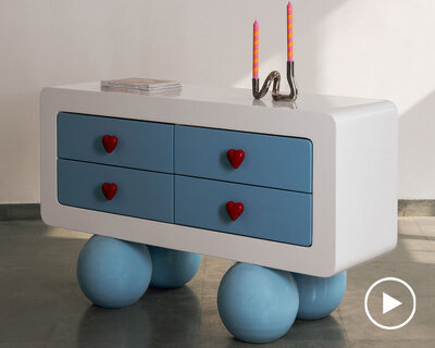 rummy card game inspires a playful sculptural furniture collection
