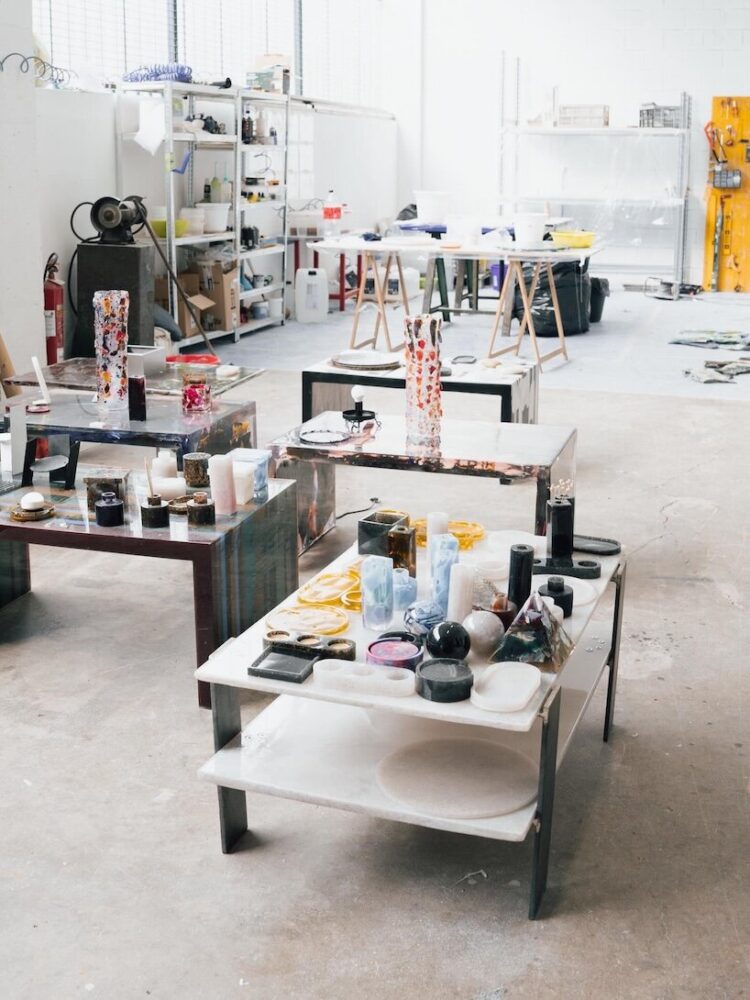 father-daughter duo transforms surfboard waste into furniture and everyday objects - 5