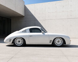 thornley kelham hand-shapes porsche 356 body in aluminum over 2,000 hours