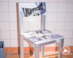 fredrik paulsen creates limited-edition chair for helsinki’s DIY skateboarding festival