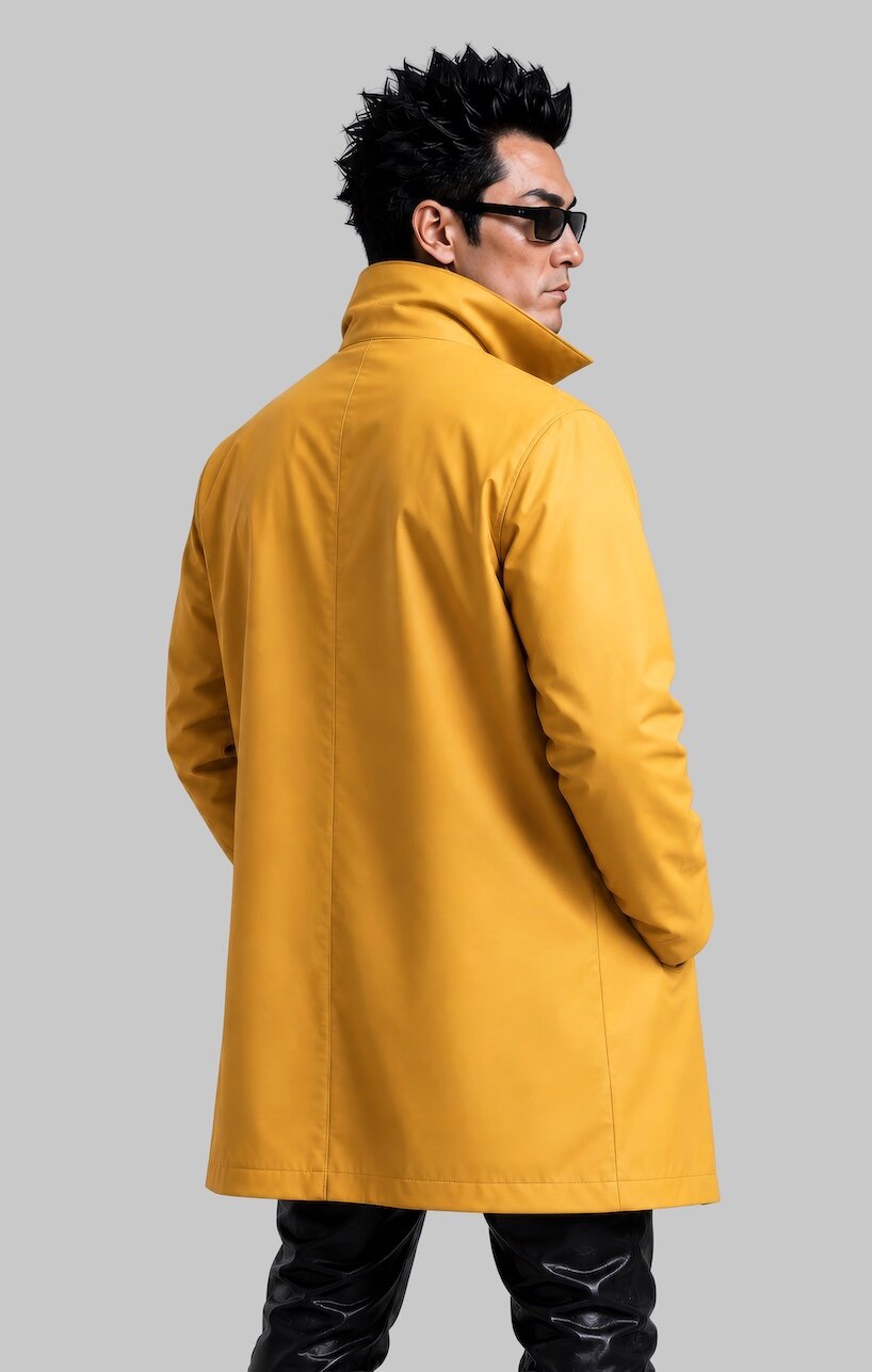 vollebak prepares for when all hell breaks loose with chemical-resistant rubber trench coat - 3