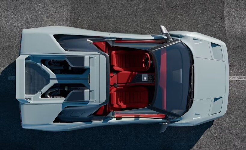 eccentrica removes the roof from the lamborghini diablo for its V12 roadster - 2