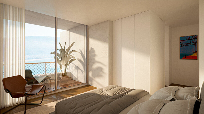 OODA designs DUAS towers as a pair of marble figures gazing over albania's coast - 1
