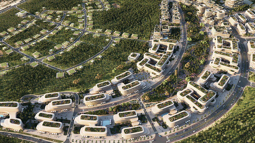 Bakuページ ZHA to thread 'baku expo city' through azerbaijan pine forest